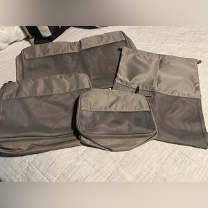 Stylish taupe  Travel Organizer Set